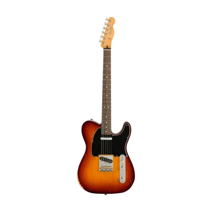 Fender Jason Isbell Custom Telecaster Electric Guitar, RW FB, 3-Colour Chocolate Burst