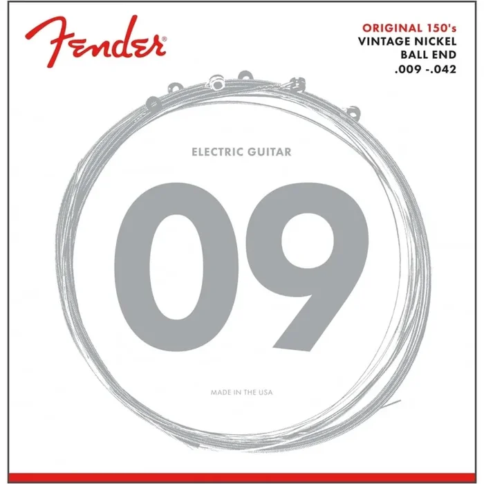 Fender Original 150L Pure Nickel Wound 9-42 Electric Guitar Strings