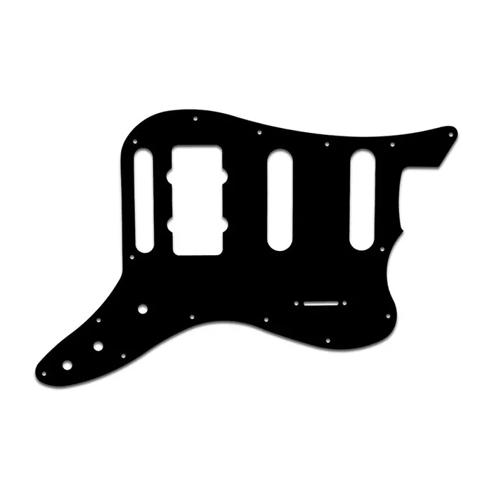 Fender Pawn Shop Bass Vi – Solid Shiny Black .090″ / 2.29mm thick, with bevelled edge