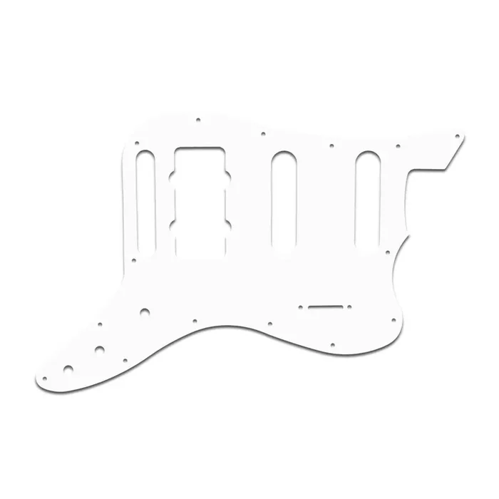 Fender Pawn Shop Bass Vi – Solid Shiny White .090″ / 2.29mm thick, with bevelled edge