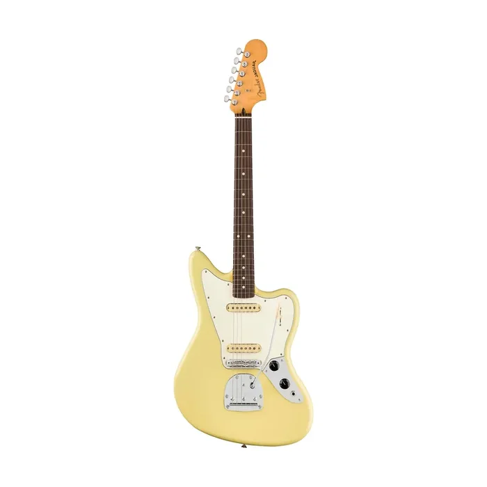 Fender Player II Jaguar Electric Guitar, RW FB, Hialeah Yellow