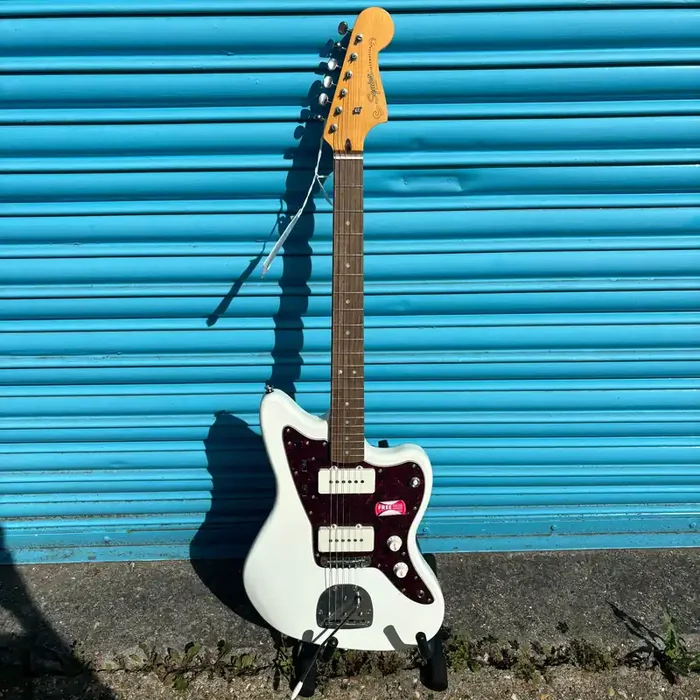Fender Squier 60s Classic Vibe Jazzmaster Electric Guitar in Olympic White