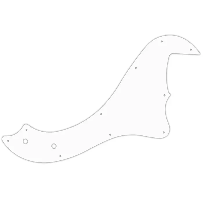 Fender Standard Dimension Bass V – Solid Shiny White .090″ / 2.29mm thick, with bevelled edge