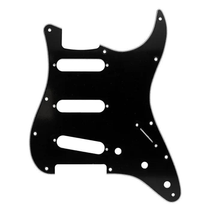 Fender Stratocaster Modern-Style Pickguard, 3-Ply Black