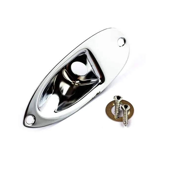 Fender Stratocaster Output Jack Plate Ferrule, Chrome