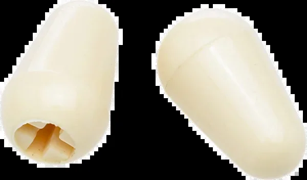 Fender Stratocaster Switch Tips, Aged White (2)