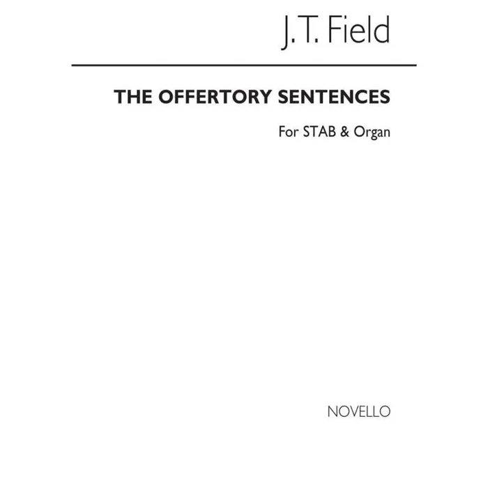 Field, John Thomas – The Offertory Sentences Nos.10-15