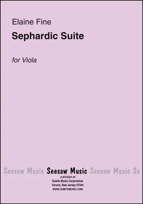 Fine: Sephardic Suite – Version for Viola