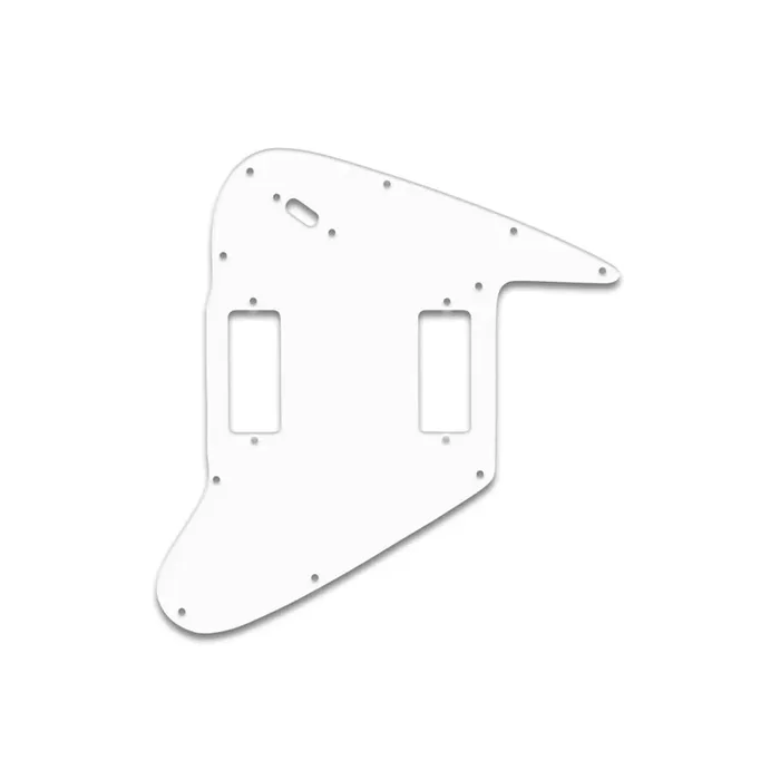 Firebird – Thin Shiny White .060″ / 1.52mm Thickness, No Bevelled Edge