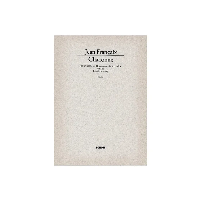 Françaix, Jean – Chaconne