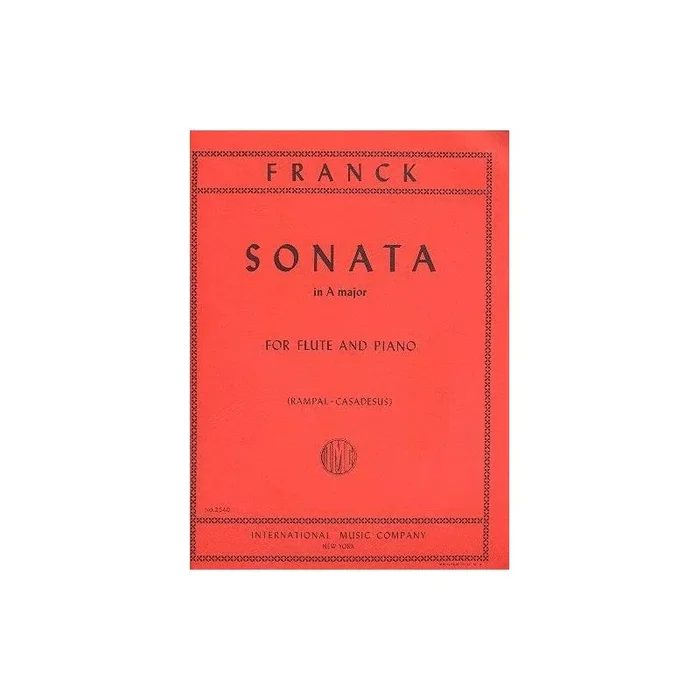 Franck, Michael – SONATA A maj Fl Pft