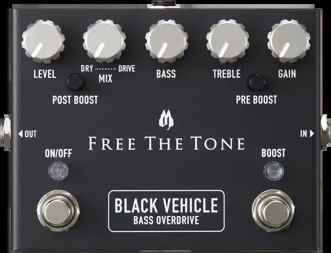 Free The Tone Black Vehicle BV-1V Bass Overdrive