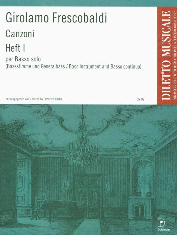 Frescobaldi: Canzoni for Solo Bass Instrument & Continuo – Volume 1