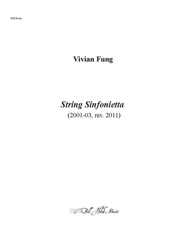 Fung: String Sinfonietta