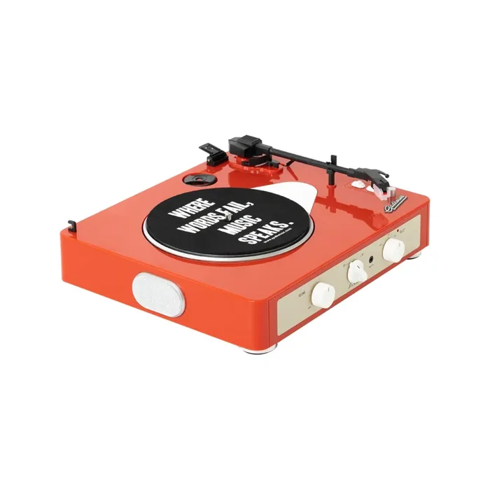 Gadhouse Brad MKII Record Player, Tangerine