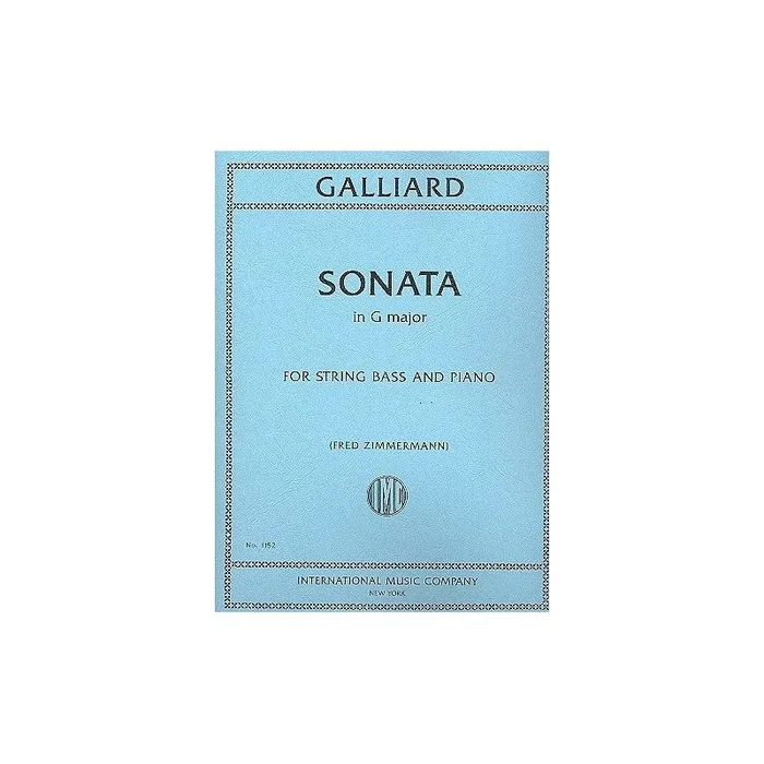 Galliard, Johann Ernst – Sonata in G major