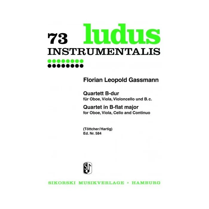 Gassmann, Florian Leopold – Quartett