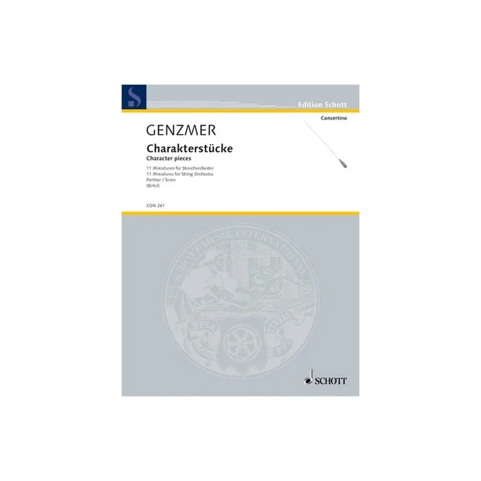 Genzmer, Harald – Character pieces GeWV 131
