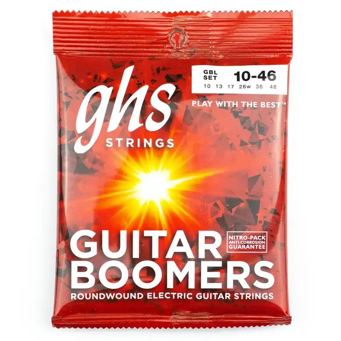 GHS Boomers Dynamite Nickel Alloy 10-46 Electric Guitar Strings, Light