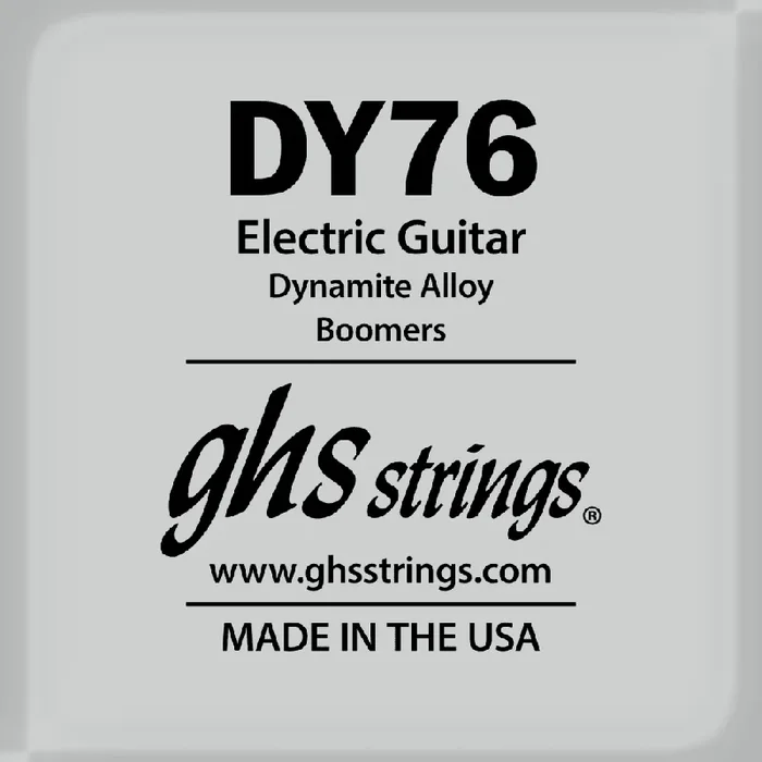 GHS Boomers Hex Core Nickel Wound .076 Electric Guitar Single String