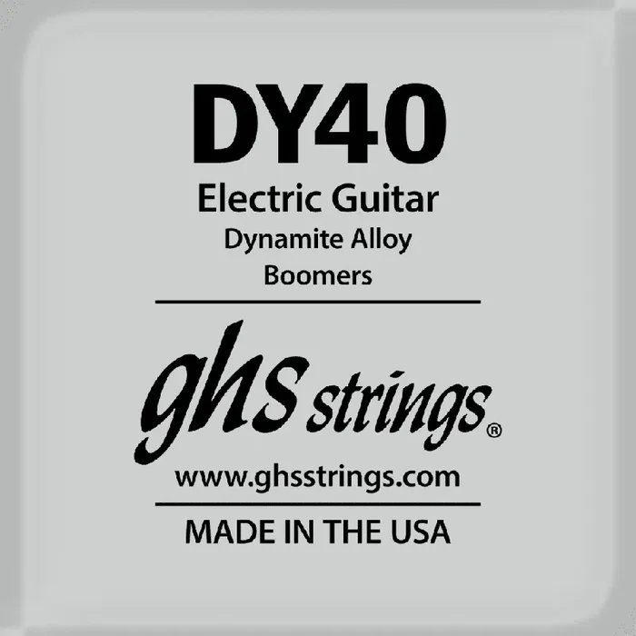 GHS Boomers Round Core Nickel Wound .040 Electric Guitar Single String