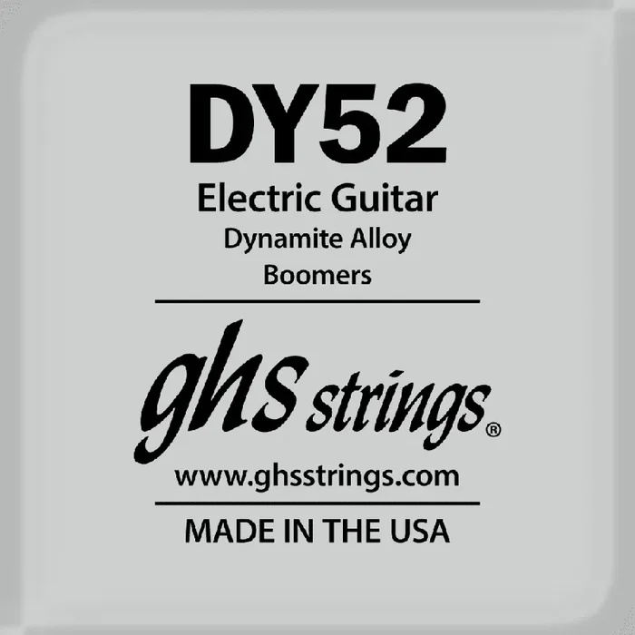 GHS Boomers Round Core Nickel Wound .052 Electric Guitar Single String