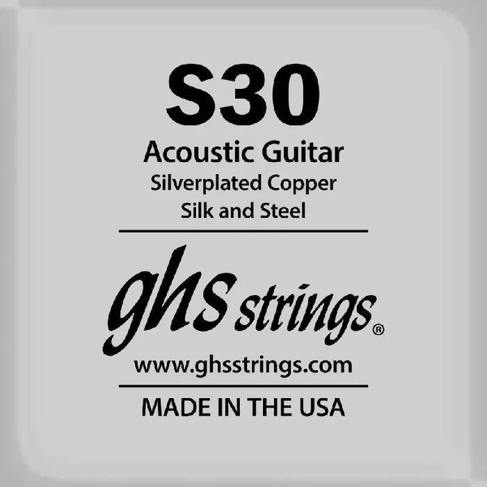 GHS Silk & Steel 30 (.030‚Äù) Acoustic Guitar Single String
