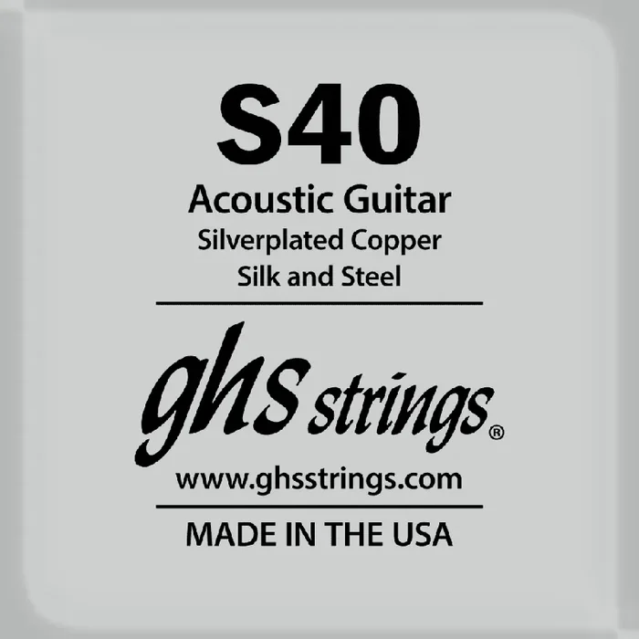 GHS Silk & Steel 40 (.040‚Äù) Acoustic Guitar Single String