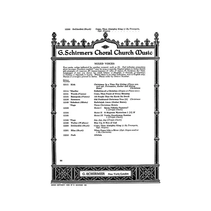 Giardini, Felice – Come Thou Almighty King