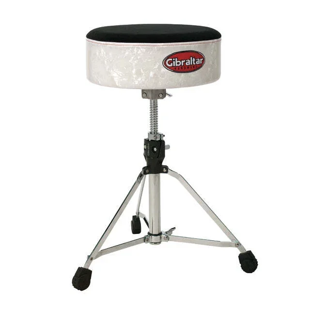 Gibraltar 9708-SFT-WP Drum Throne Stool White Pearl Softy GI9708SFTWP