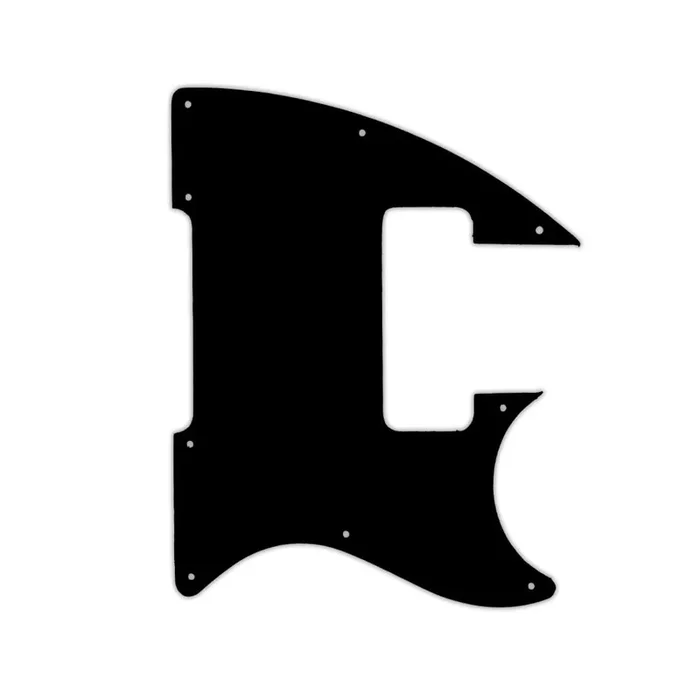 Gibson 2010 Music City Les Paul Jr – Matte Black .090″ / 2.29mm thick, with bevelled edge.