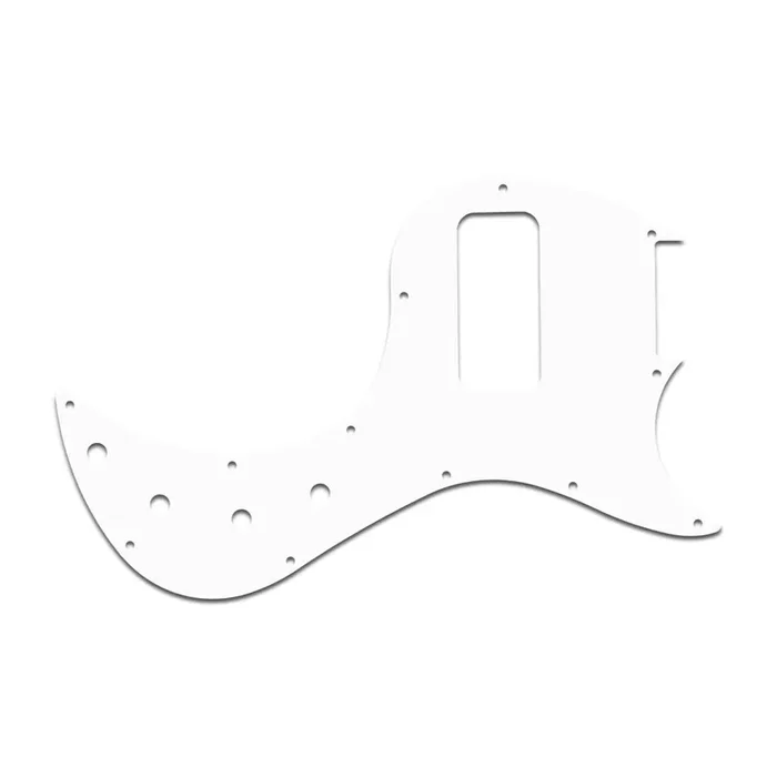 Gibson Eb Bass – Solid Shiny White .090″ / 2.29mm thick, with bevelled edge