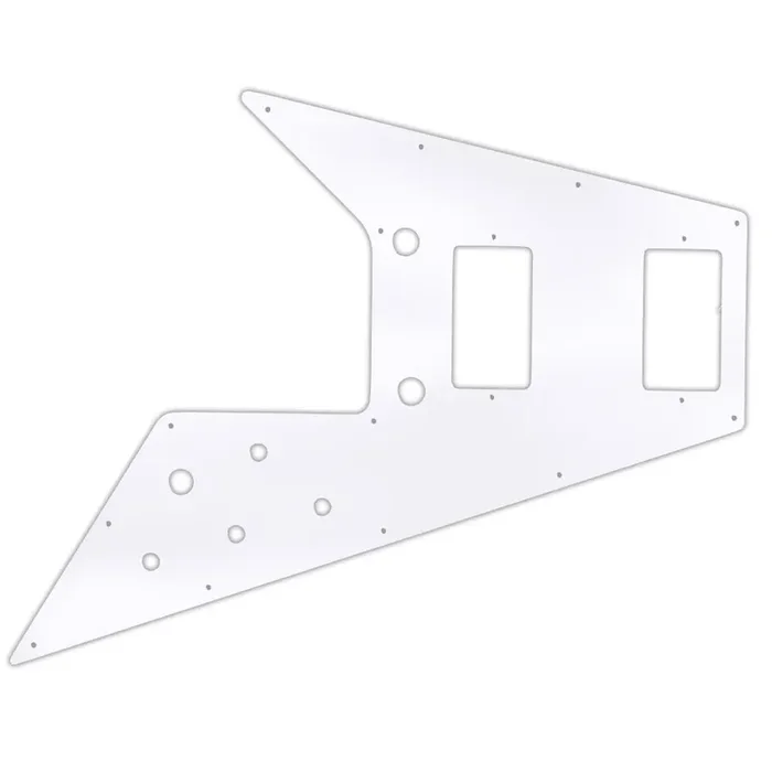 Gibson Flying V ‘1989 to Present‘ ‘67 Reissue Model – Clear Acrylic Thick