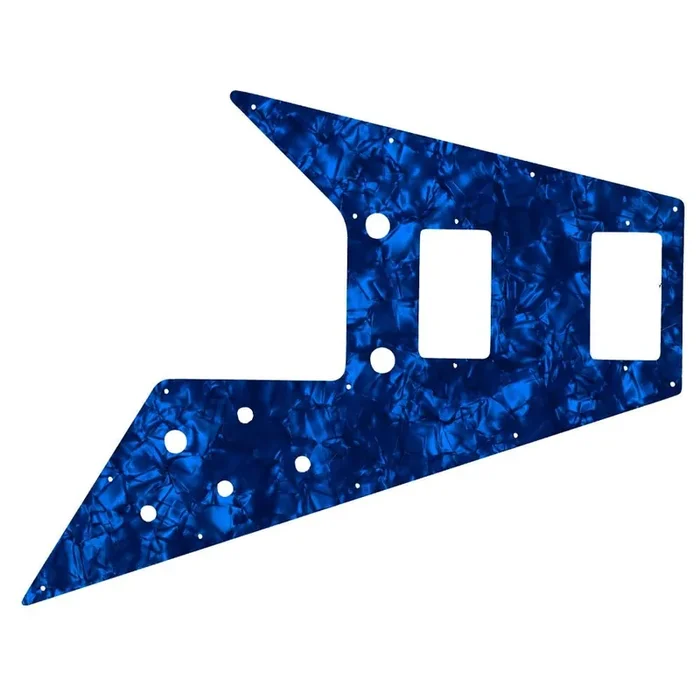 Gibson Flying V ‘1989 to Present‘ ‘67 Reissue Model – Dark Blue Pearl Black/White/Black Lamination