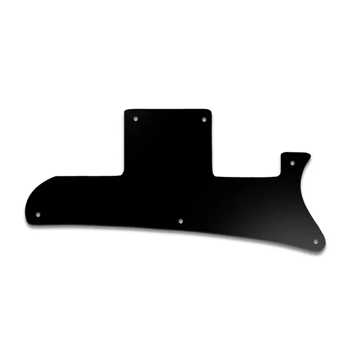 Gibson Moderne – Matte Black .090″ / 2.29mm thick, with bevelled edge.