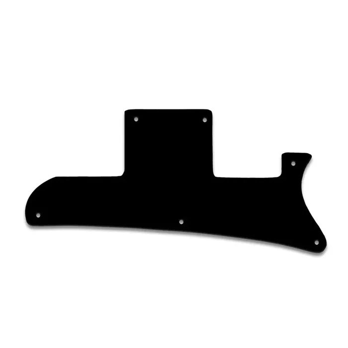 Gibson Moderne – Thin Shiny Black .060″ / 1.52mm Thickness, No Bevelled Edge