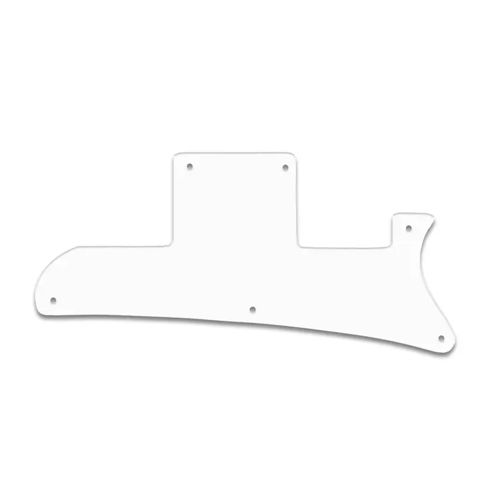 Gibson Moderne – Thin Shiny White .060″ / 1.52mm Thickness, No Bevelled Edge