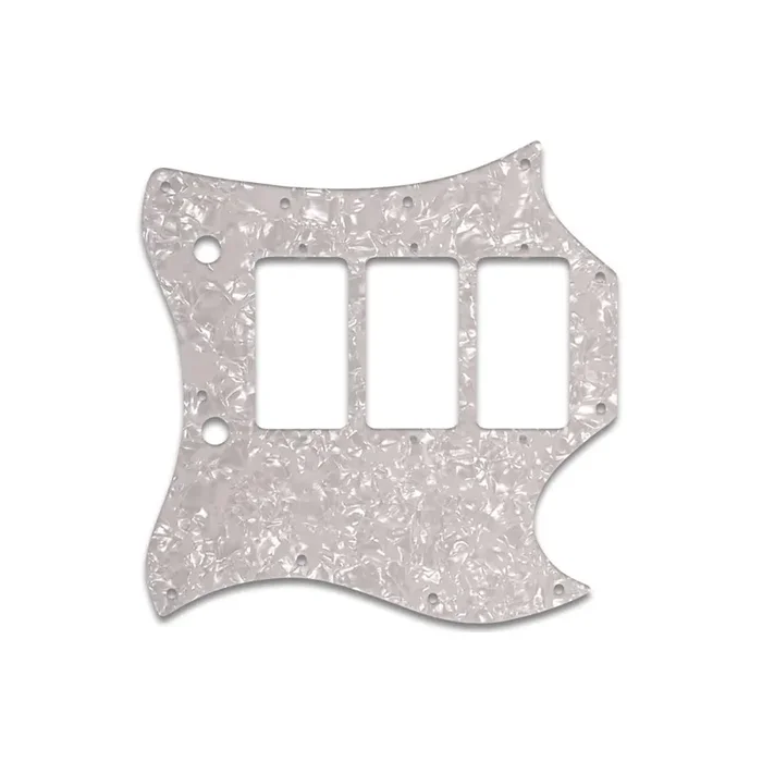 Gibson SG Custom 1964-1970 Full Face SG Custom – White Pearl W/B/W Lamination