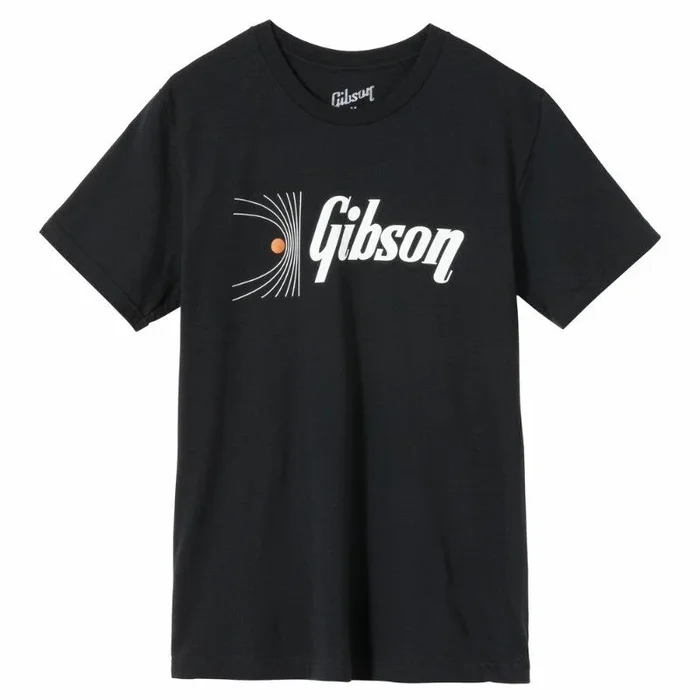 Gibson Soundwave Black T-Shirt Size Large