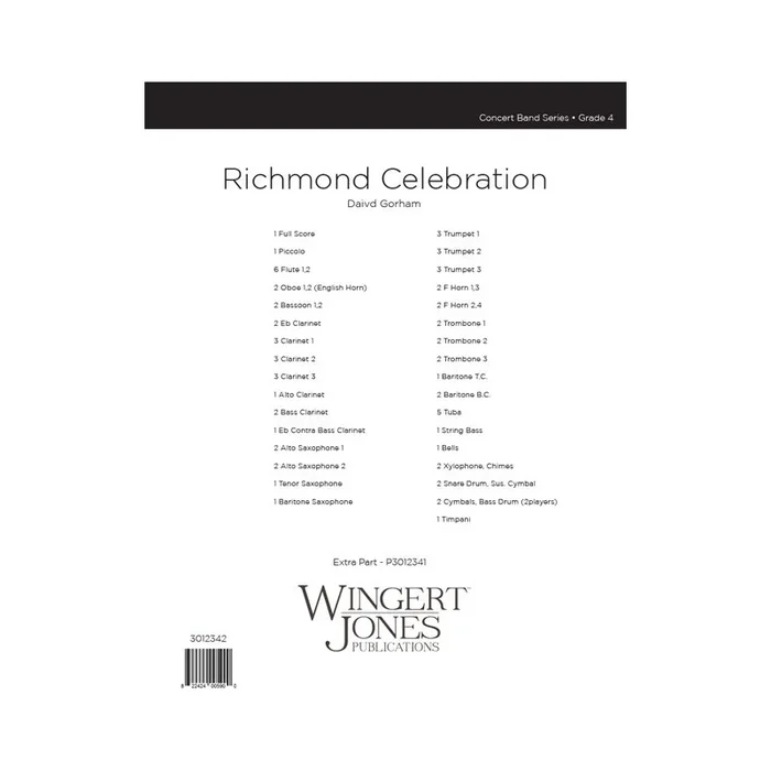 Gorham, David – Richmond Celebration – Full Score