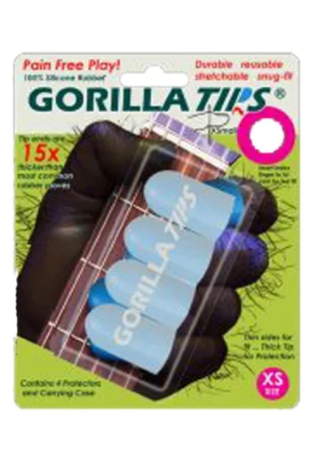 Gorilla Tips Finger Protectors – Xtra Small & Clear