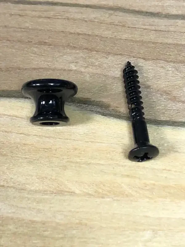 Gotoh EP-B1-B Standard / Small Rounded Black End Pin + Screw
