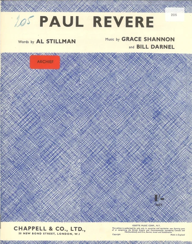 Grace Shannon : Grace Shannon : Paul Revere – Guitar, Piano, Voice – Faber Digital