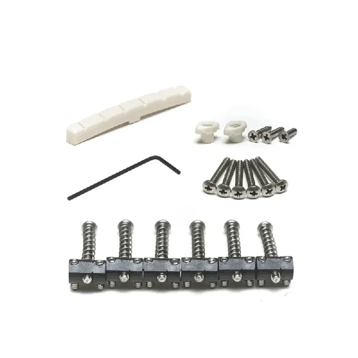 Graph Tech Super Charger Kit for 6-Barrel Telecaster Saddles