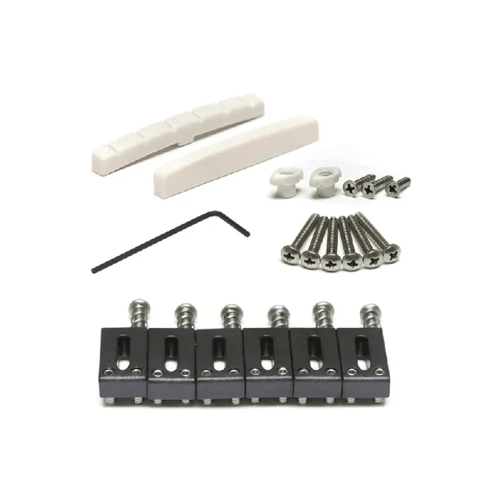 Graph Tech Super Charger Kit for Strat & Tele, Offset Saddles