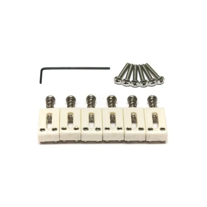 Graph Tech TUSQ Saddles for Strat/Telecaster, 2-1/16″ Spacing