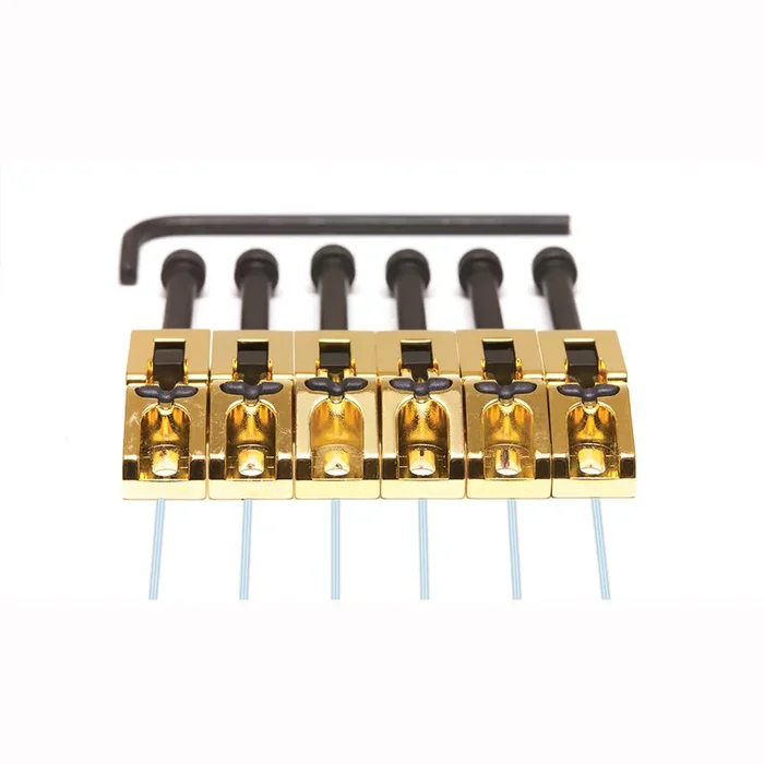 GraphTech PN-0080-G6 Ghost Floyd RoseÂ® Style Saddles Gold