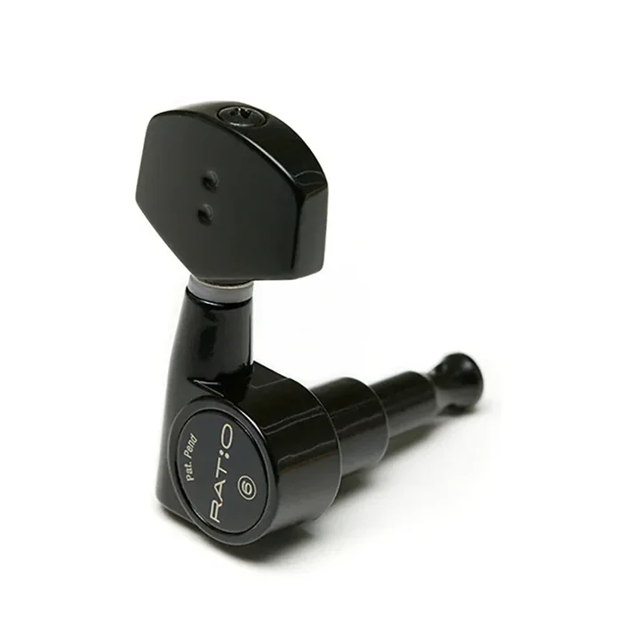 GraphTech Ratio Acoustic Guitar Machine Heads Black