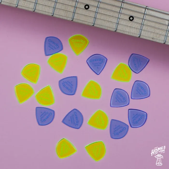 Gravity guitar picks – Acrylic series – Sunrise shape