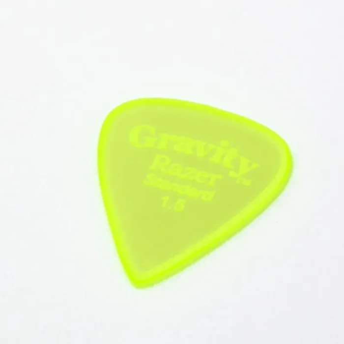 Gravity Razer Standard 1.5mm Master Finish Green Plectrum